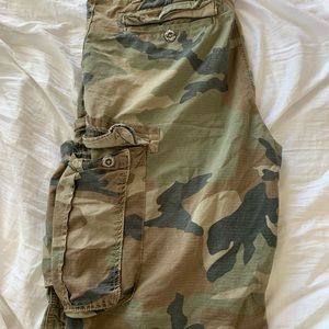 American Eagle Camouflage Cargo Shorts